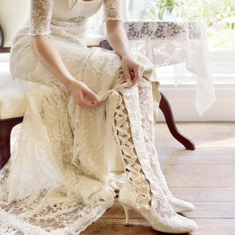 Hochzeit Stiefel vintage lace wedding boots Hochzeit Stiefel vintage lace wedding boots