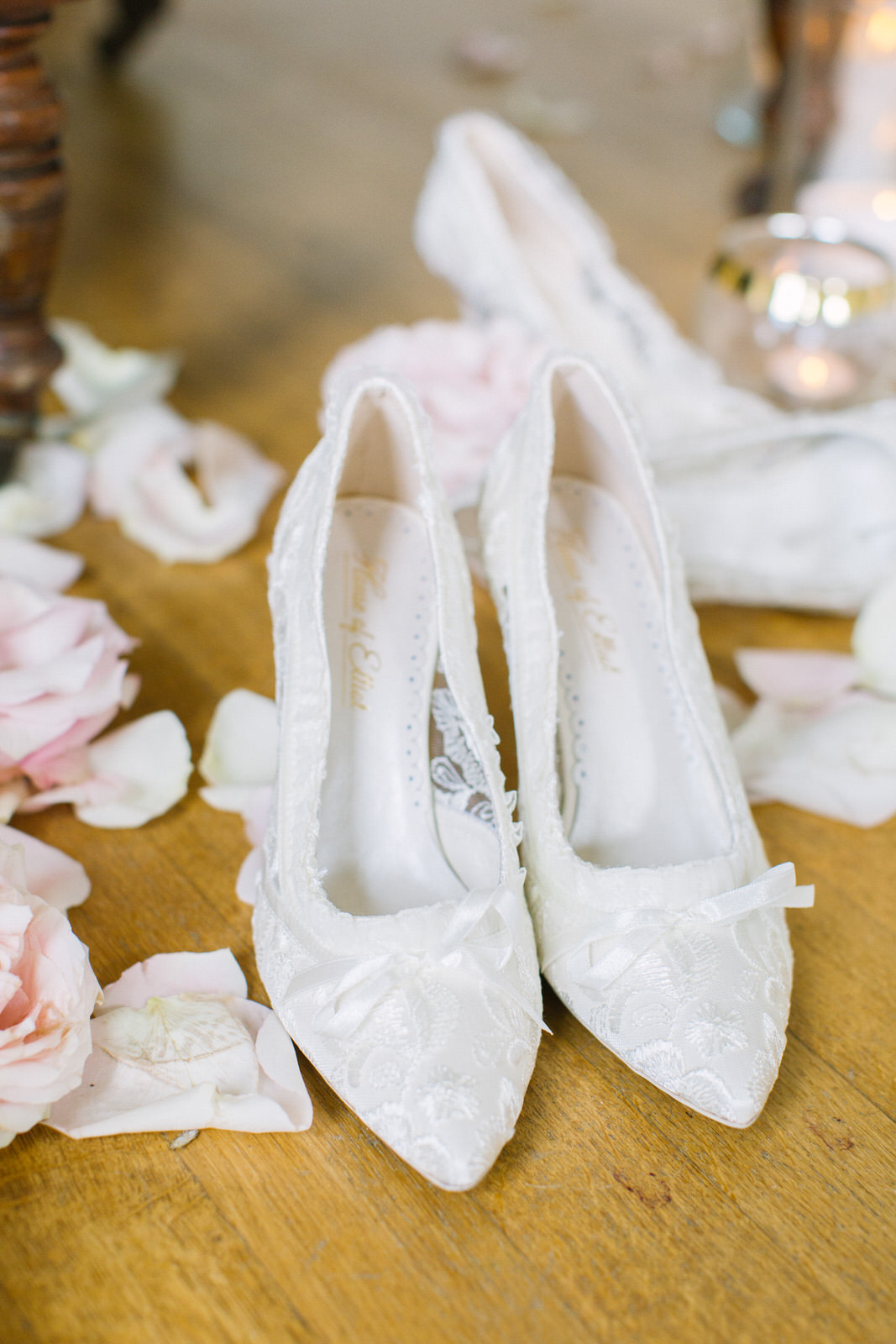 Ella Grace Elliot Vintage Lace Bridal Shoe