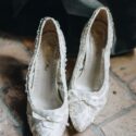 Ivory Lace Wedding Shoes for Bride