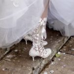 Amy Evangeline Elliot ivory lace wedding boots