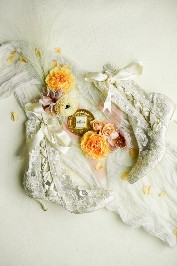 Lace Ankle Boots for Bride Lace Ankle Boots for Bride