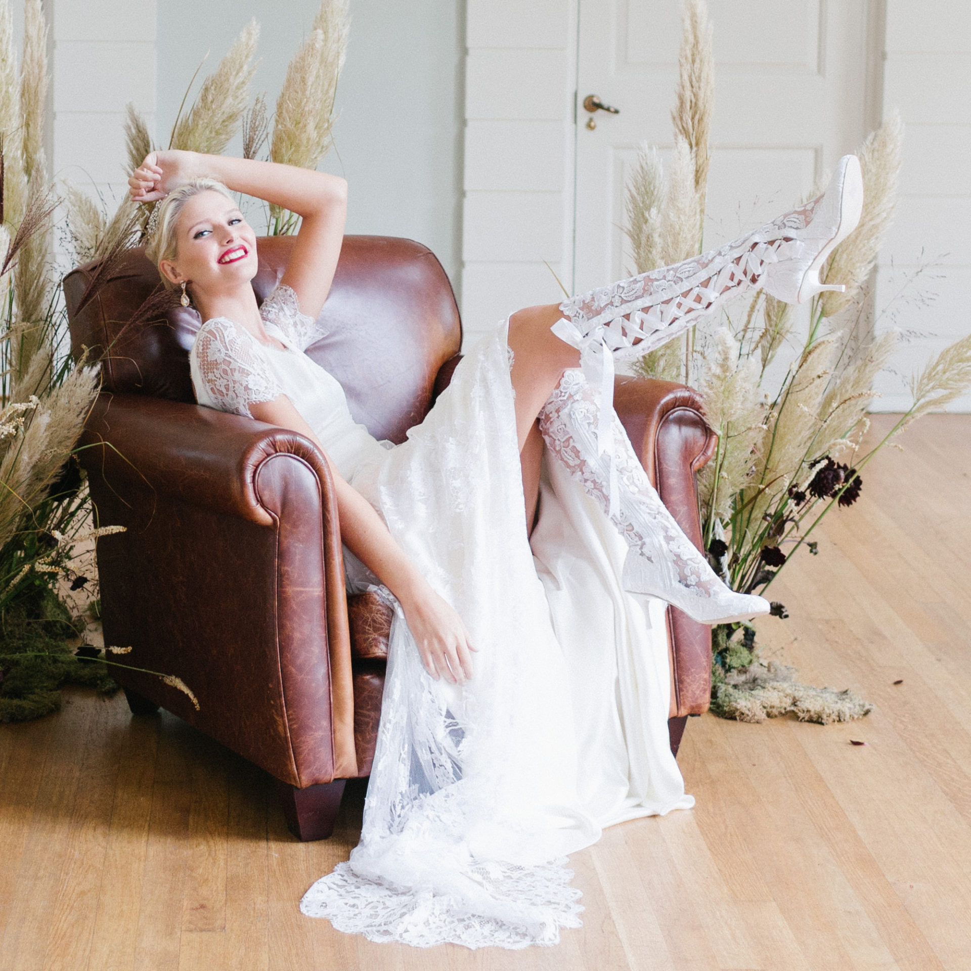 white lace wedding