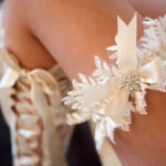 House of Elliot ivory couture lace garter