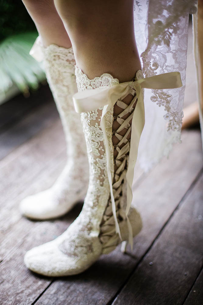 A Queensland Beautiful Vintage Lace Wedding