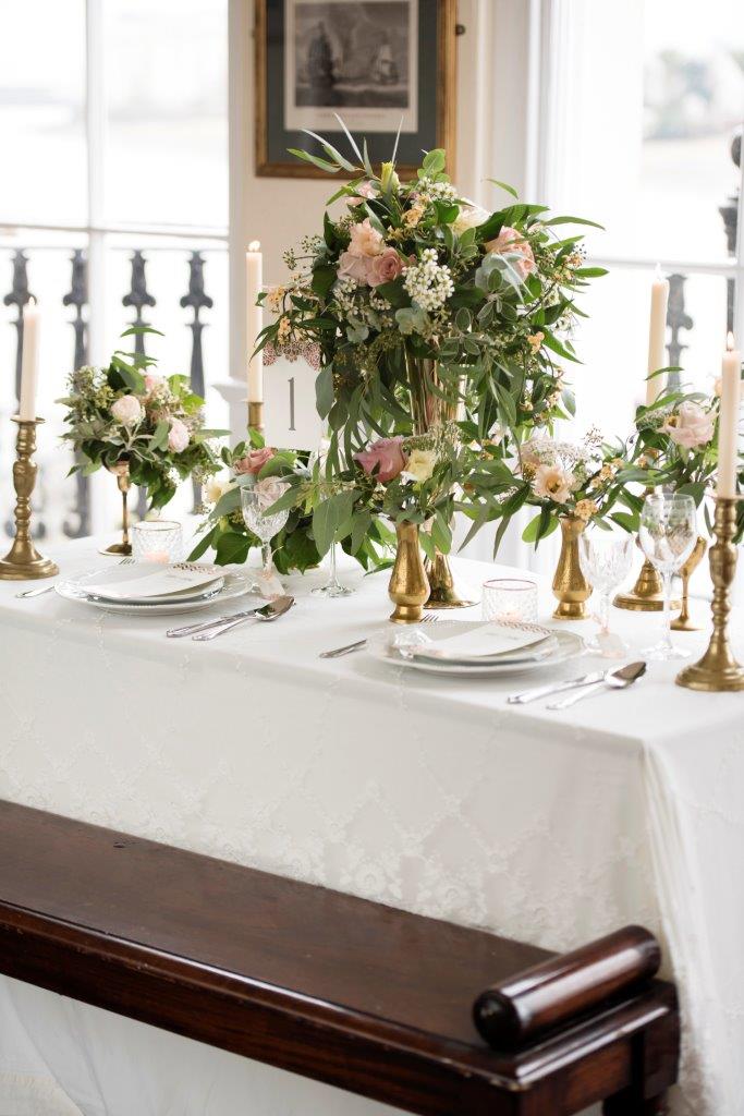 Modern Romance Wedding Table Decor