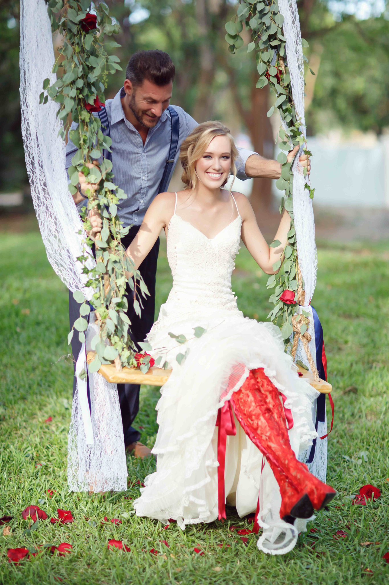 Unique Lace Wedding Shoes Red Lace Wedding Boots