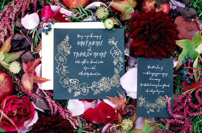 Halloween Wedding Stationary