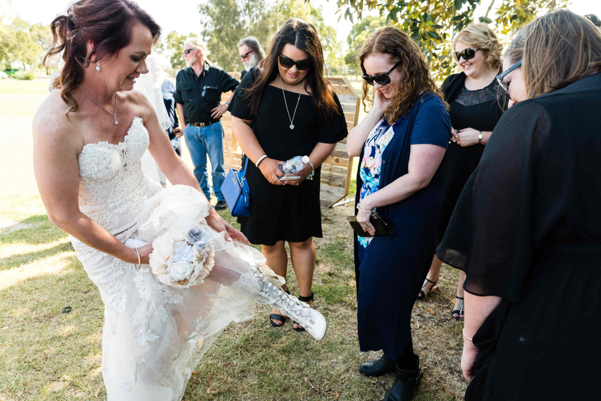 House of Elliot Real Bride Testimonial - Vintage Lace Wedding Boots