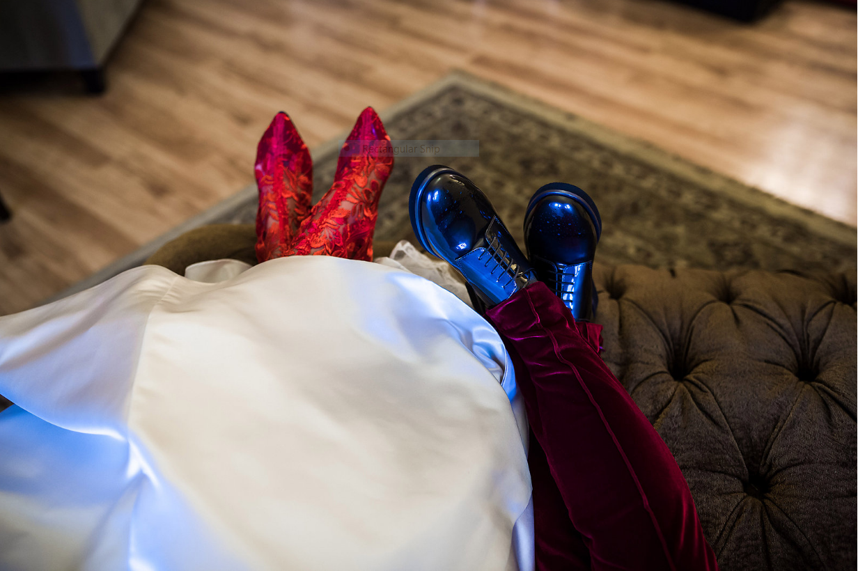 Misty Wedding Red Boots3 Red Lace Bridal Boots