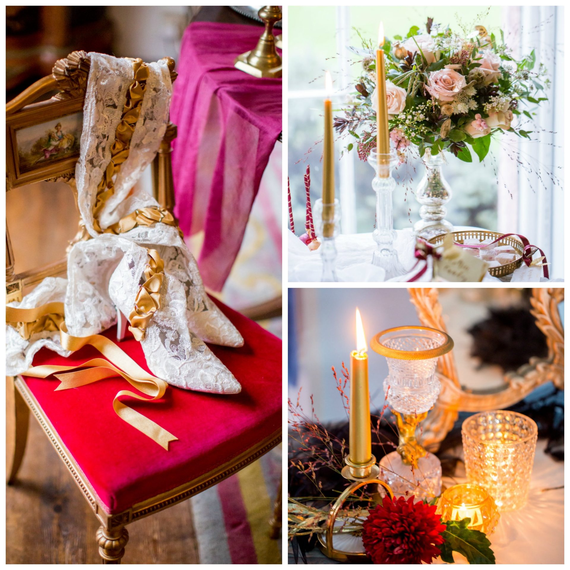 Gold and Marsala Colour Palette Wedding Inspiration