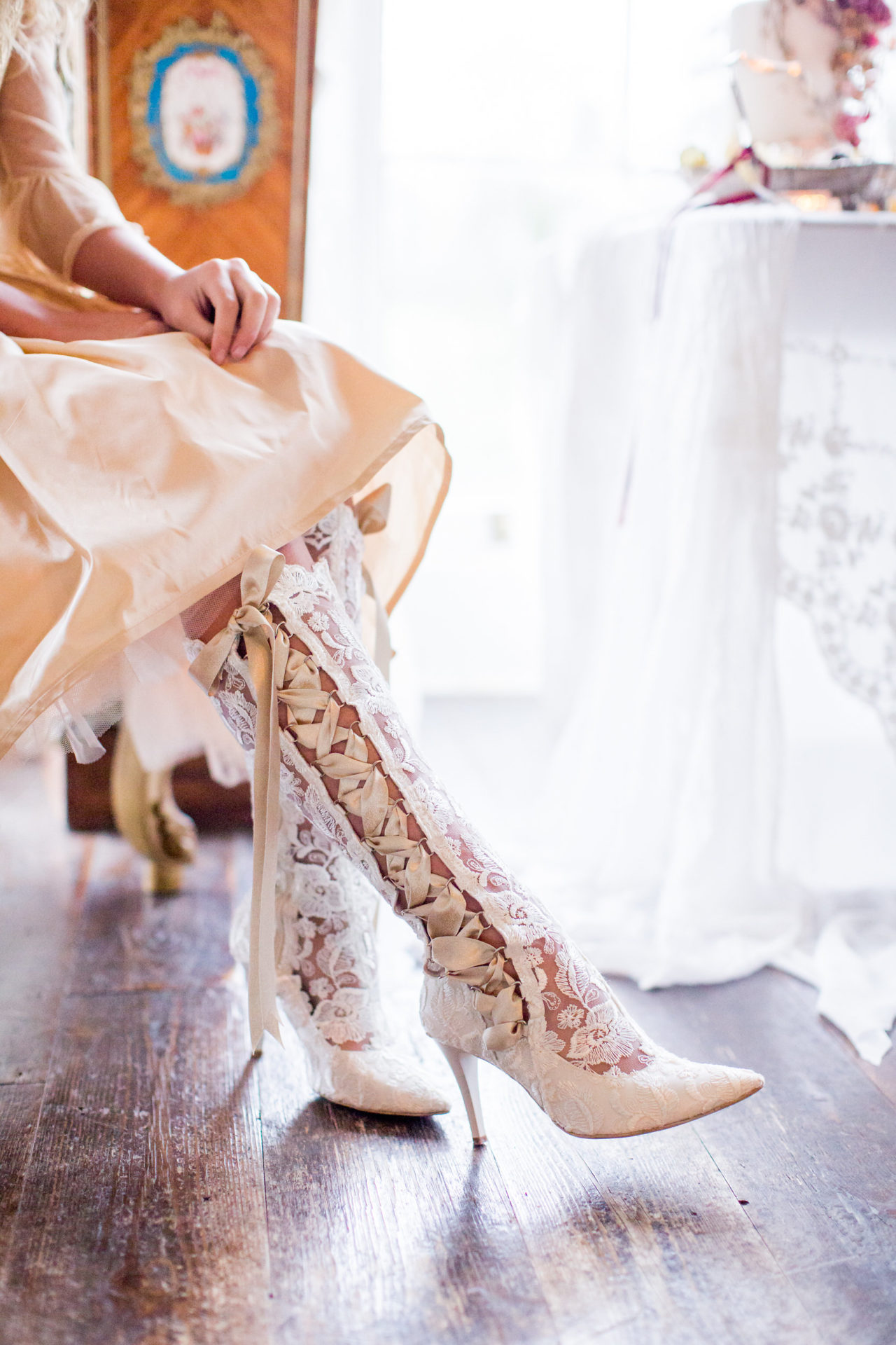 Unique Wedding Shoes Lace