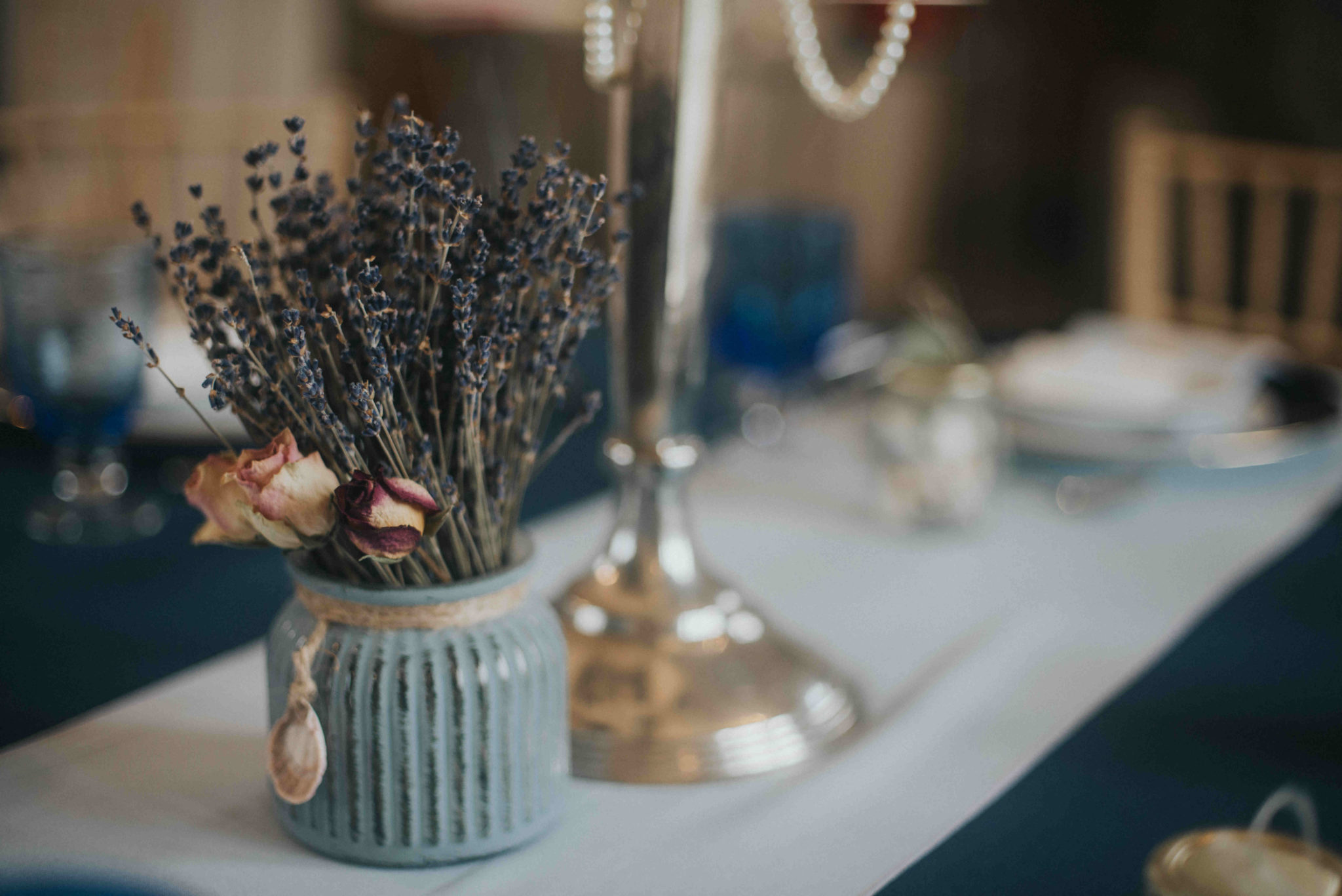 Lavender Wedding Table Decoration