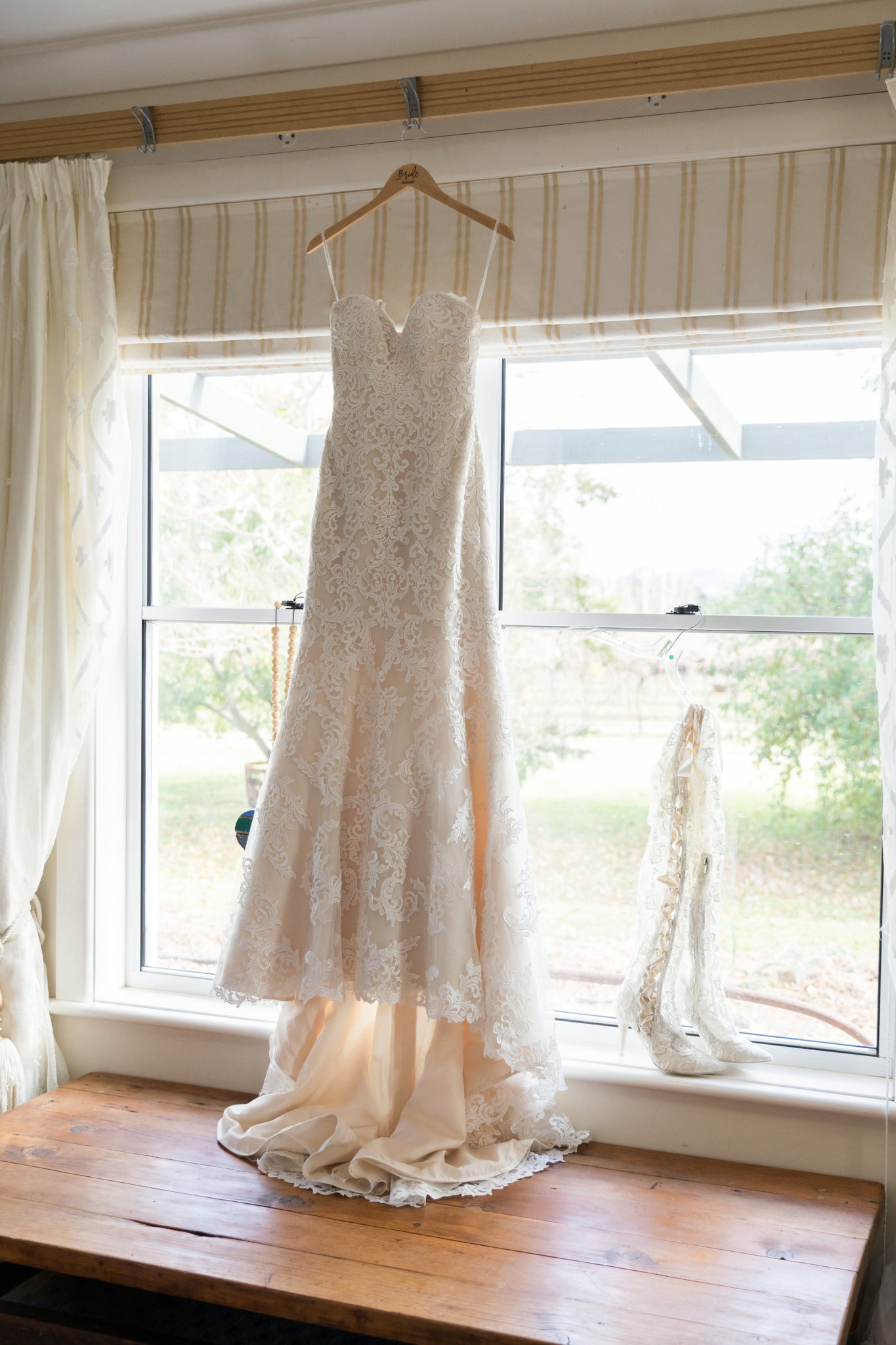 Lace Wedding Dress and Lace Wedding Boots 