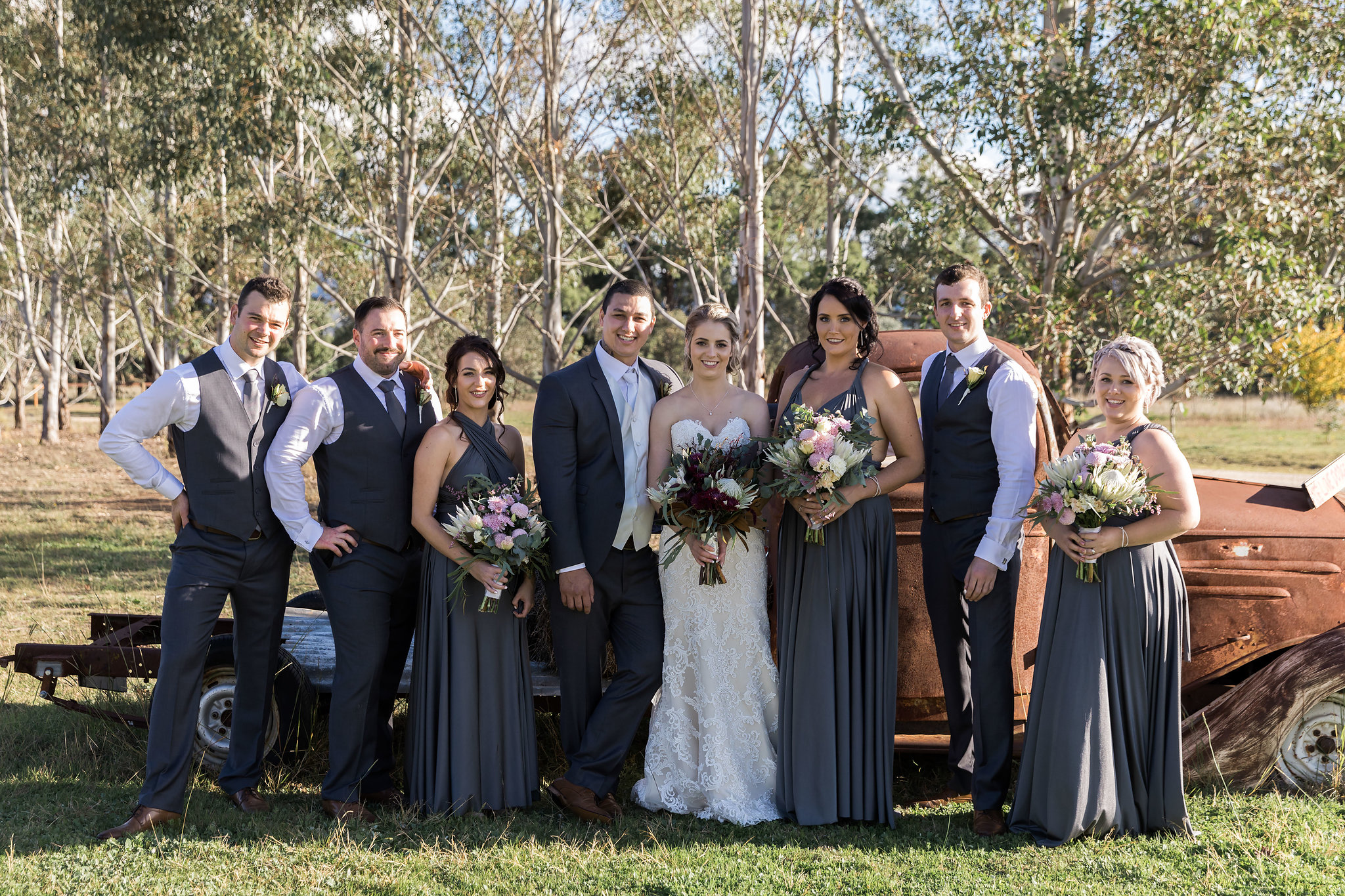 Chloe and Dennis Rustic Vineyard Wedding 