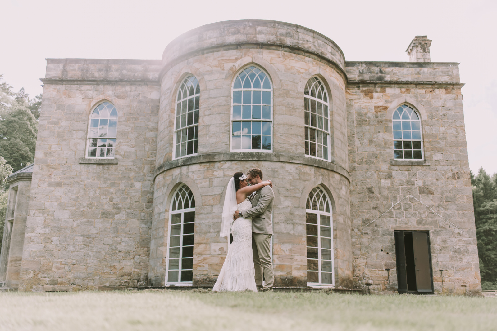 Vintage Rustic Summer Wedding at Brinkburn Priory