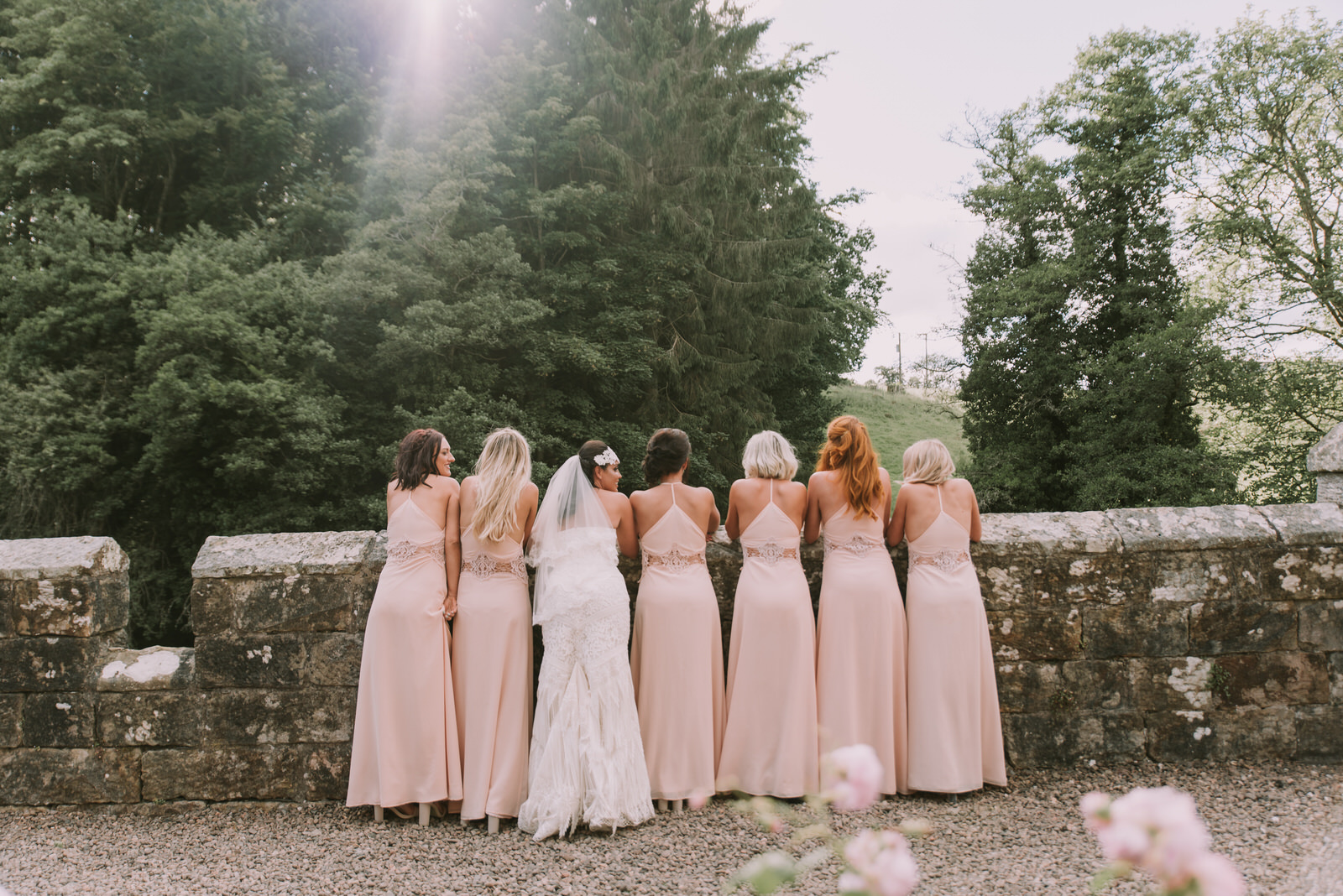 Peach Bridesmaid Dresses 