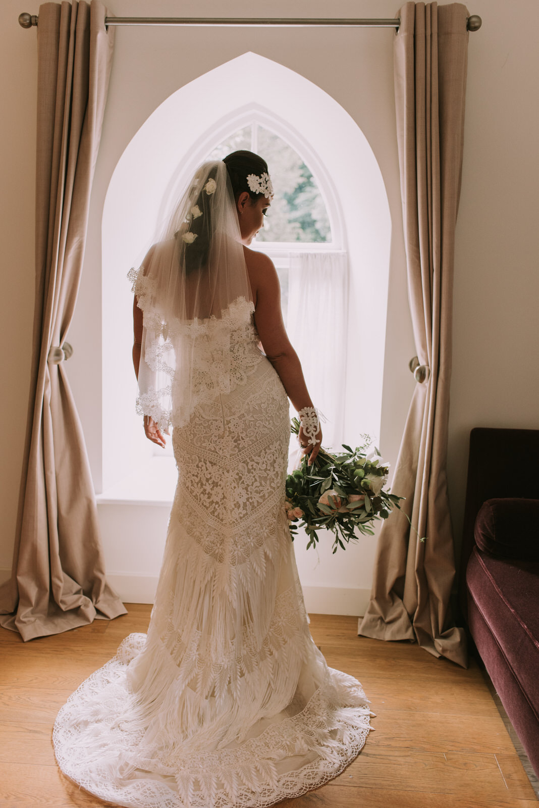 Beautiful House of Elliot Real Bride Andrea - House of Elliot Testimonials