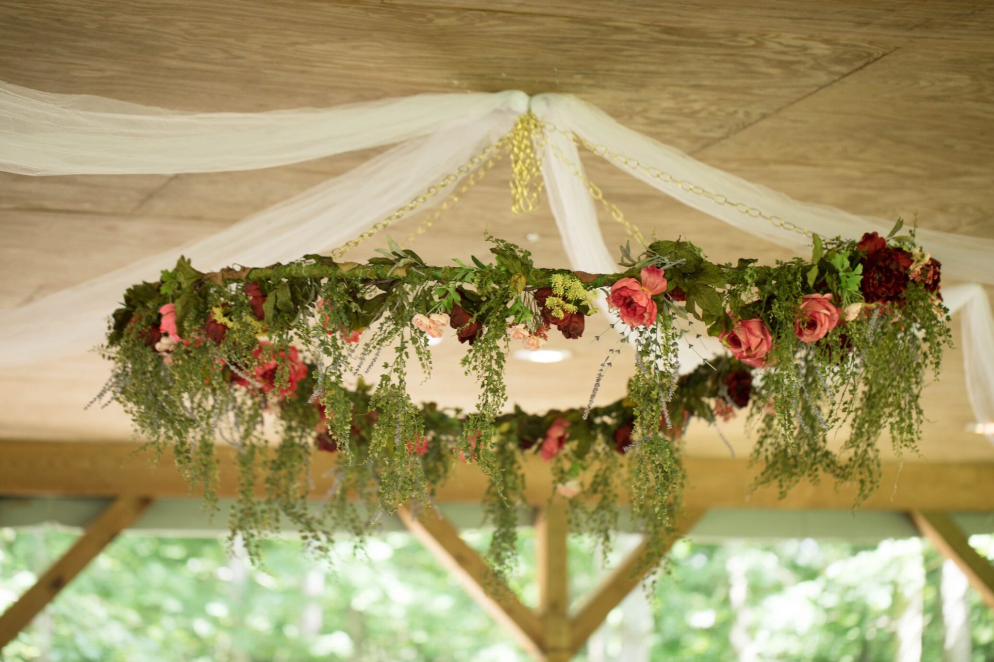 Vintage Floral Wedding Wreath