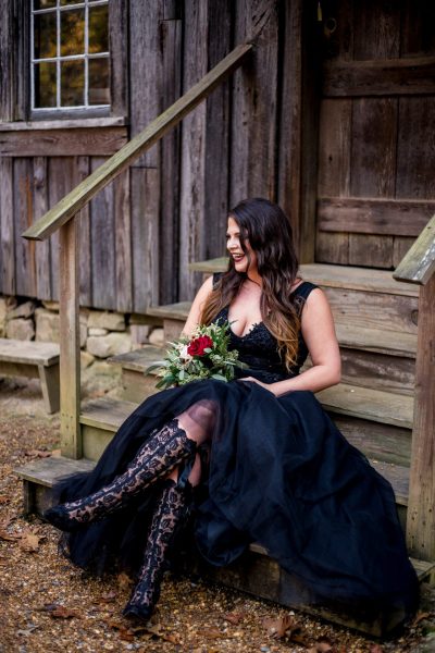 Beatrice Elliot Black Lace Boots Gothic Bride Black Lace Boots