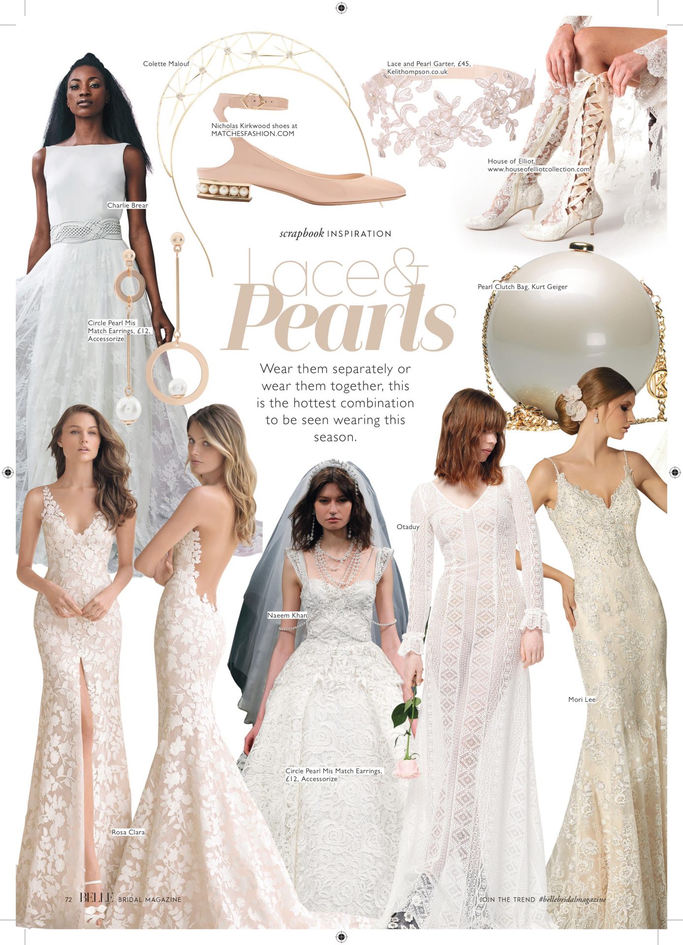 Lace Boots Featured in Belle Bridal Magazine
