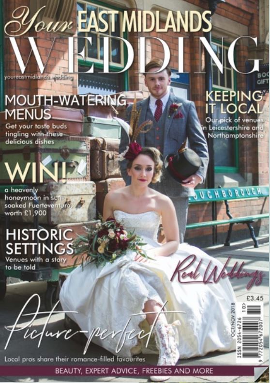 East Midlands Wedding Magazine Front Cover