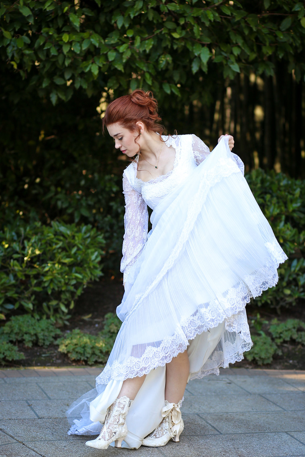 Anne Of Green Gables Wedding Inspiration Vintage Victorian Lace Boots