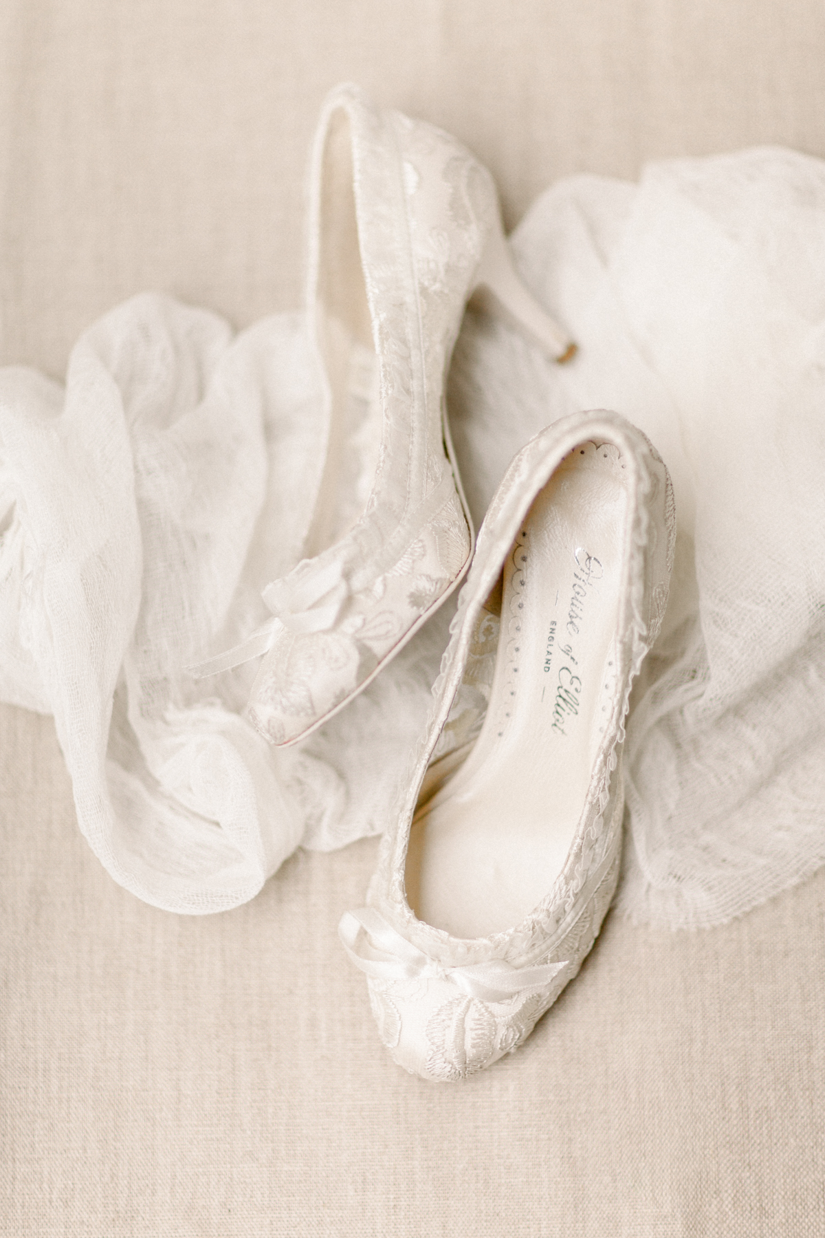 ivory lace flat wedding shoes