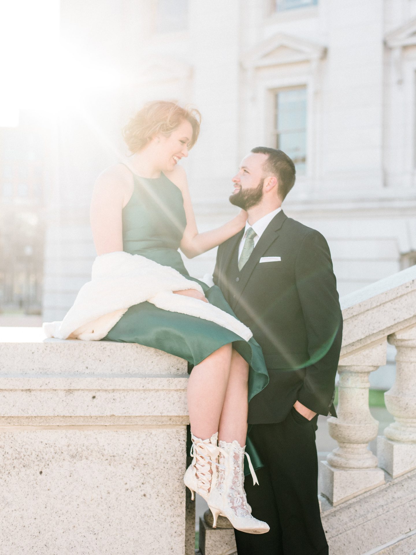 Victorian Lace Wedding Booties