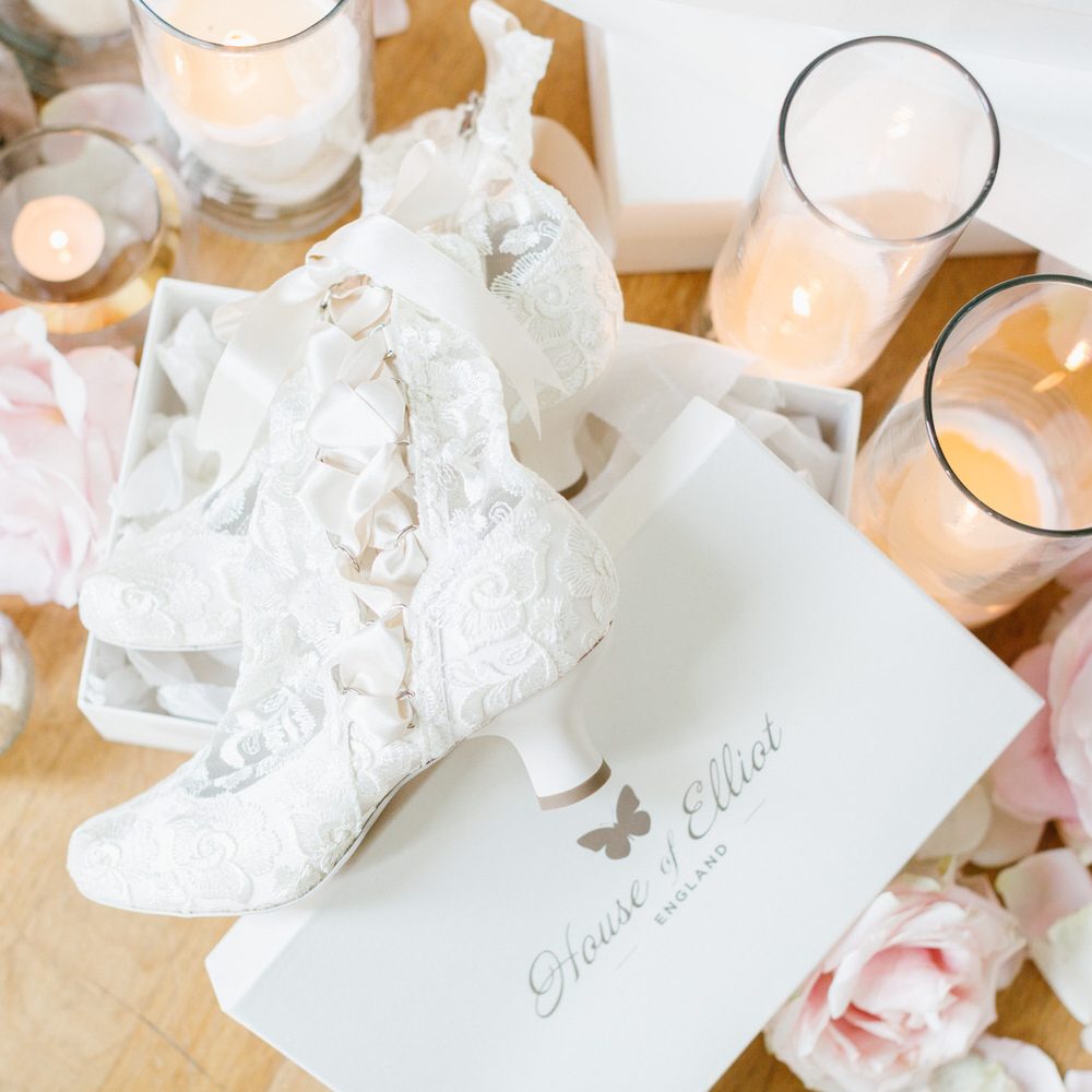 House of Elliot England Branding Picture House of Elliot Lace Boots and Wedding Shoes About Us