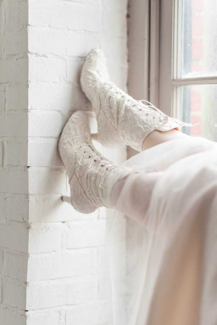 Victorian Lace Half Boot