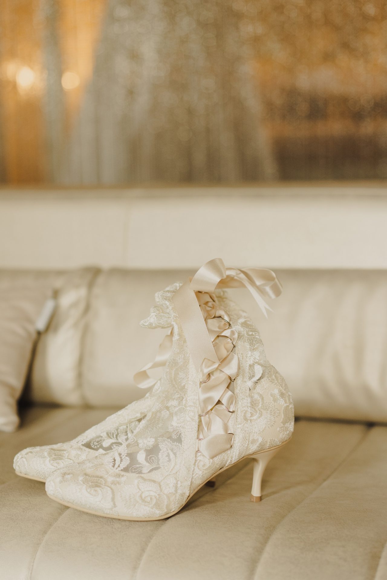 Victorian Bridal Booties 