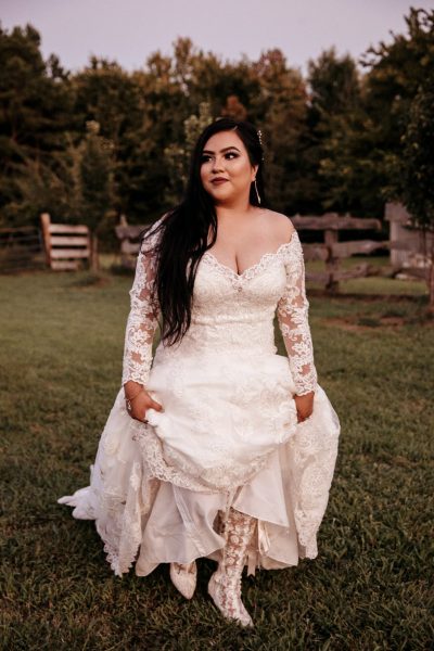 Beatrice Elliot Lace Boots Real Bride Nely Lace Cowboy Boots for Bride