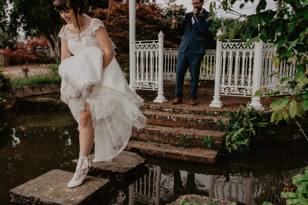 Vintage Lace Bridal Shoes 