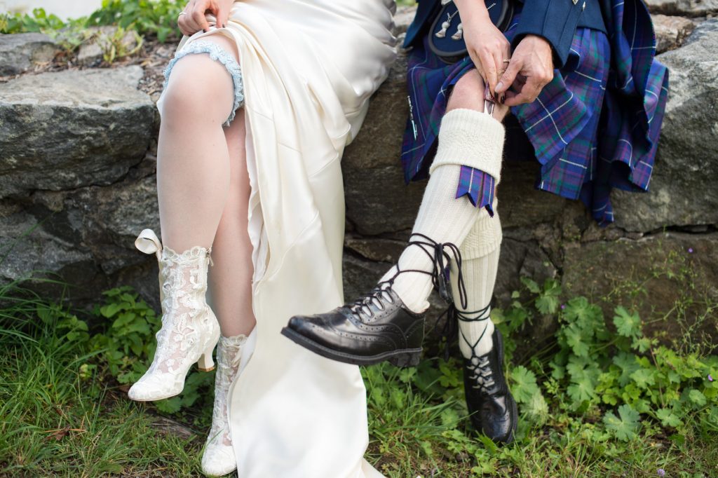 Victorian Lace Bridal Boots