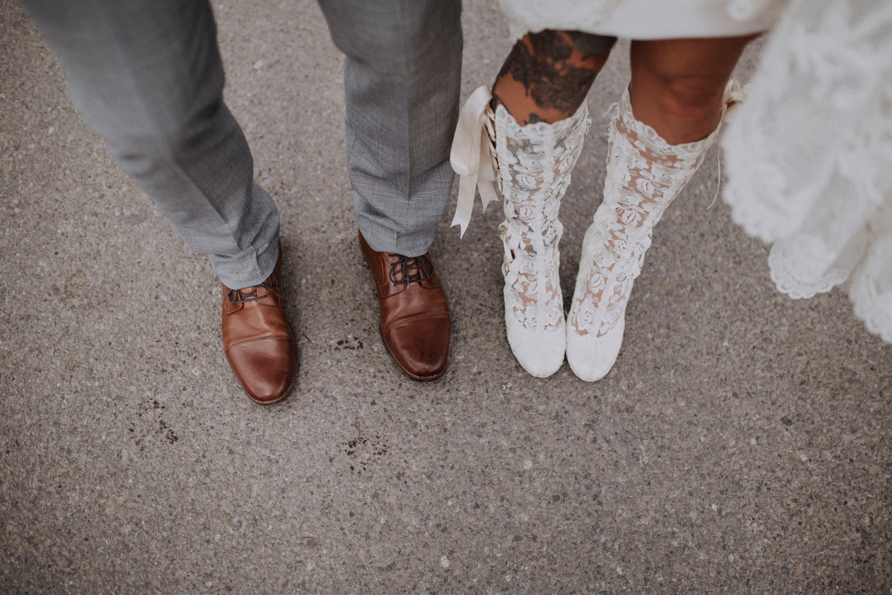 Victorian Lace Wedding Boots by House of Elliot 