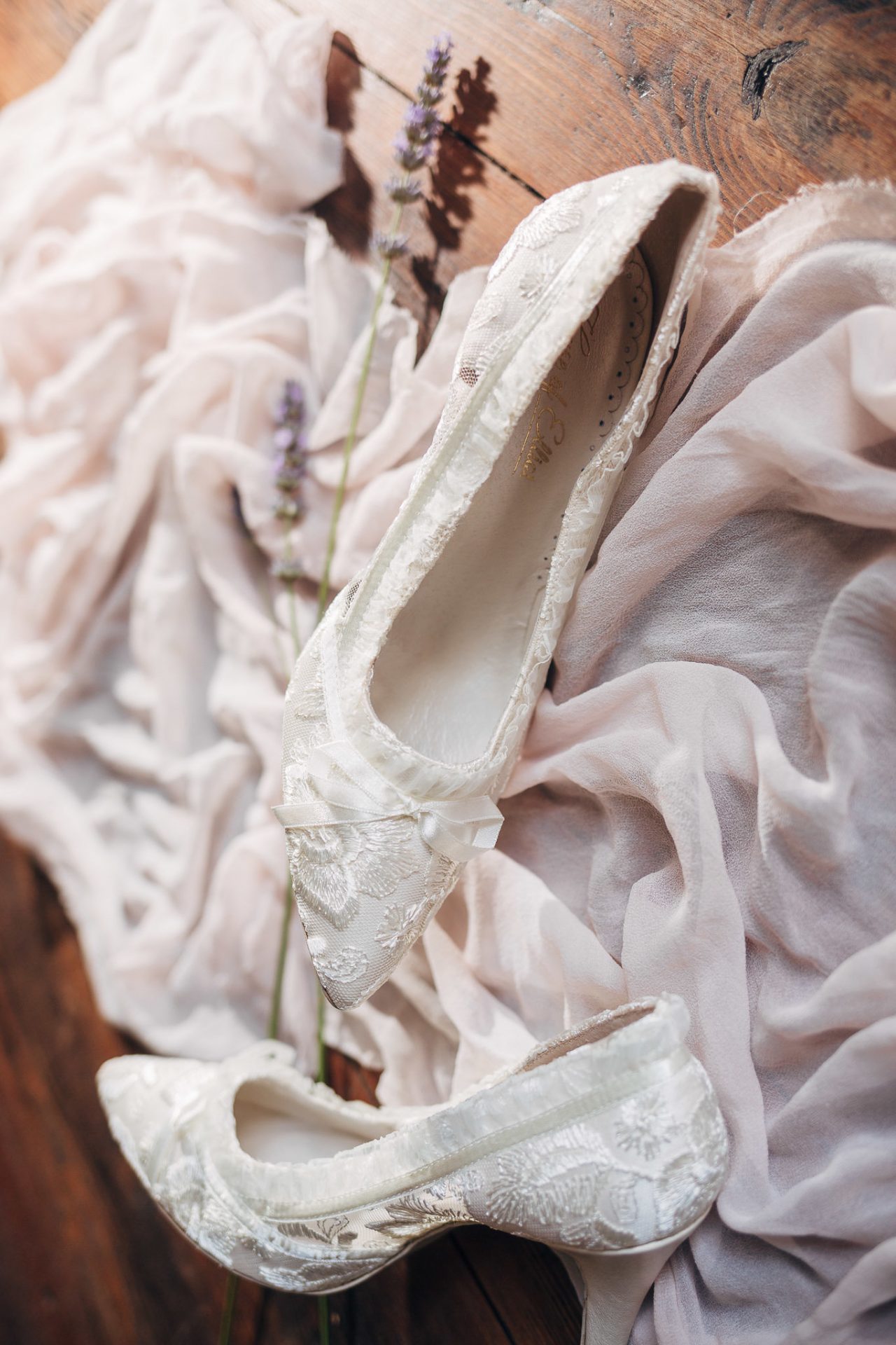 Ella Grace Elliot Lace Wedding Shoes Vintage Ivory Wedding Shoes