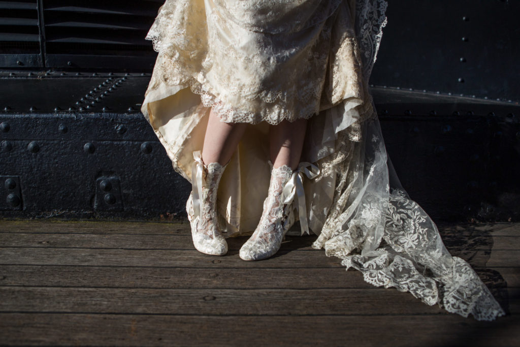Pride And Prejudice Wedding Inspiration Lace Boots 