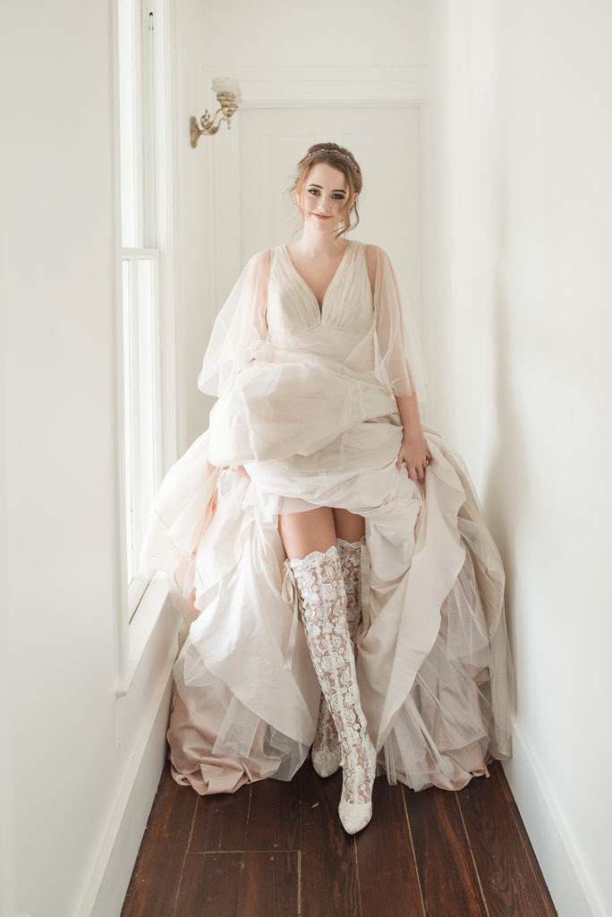 Bridgerton Wedding Ideas Lace Boots 