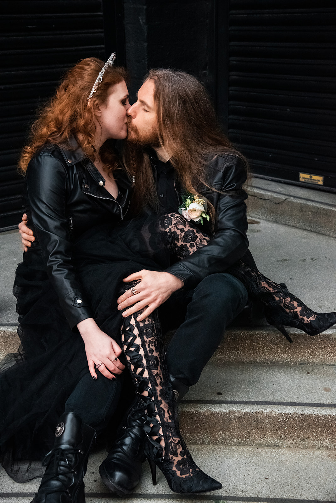 Gothic Elopement Bride