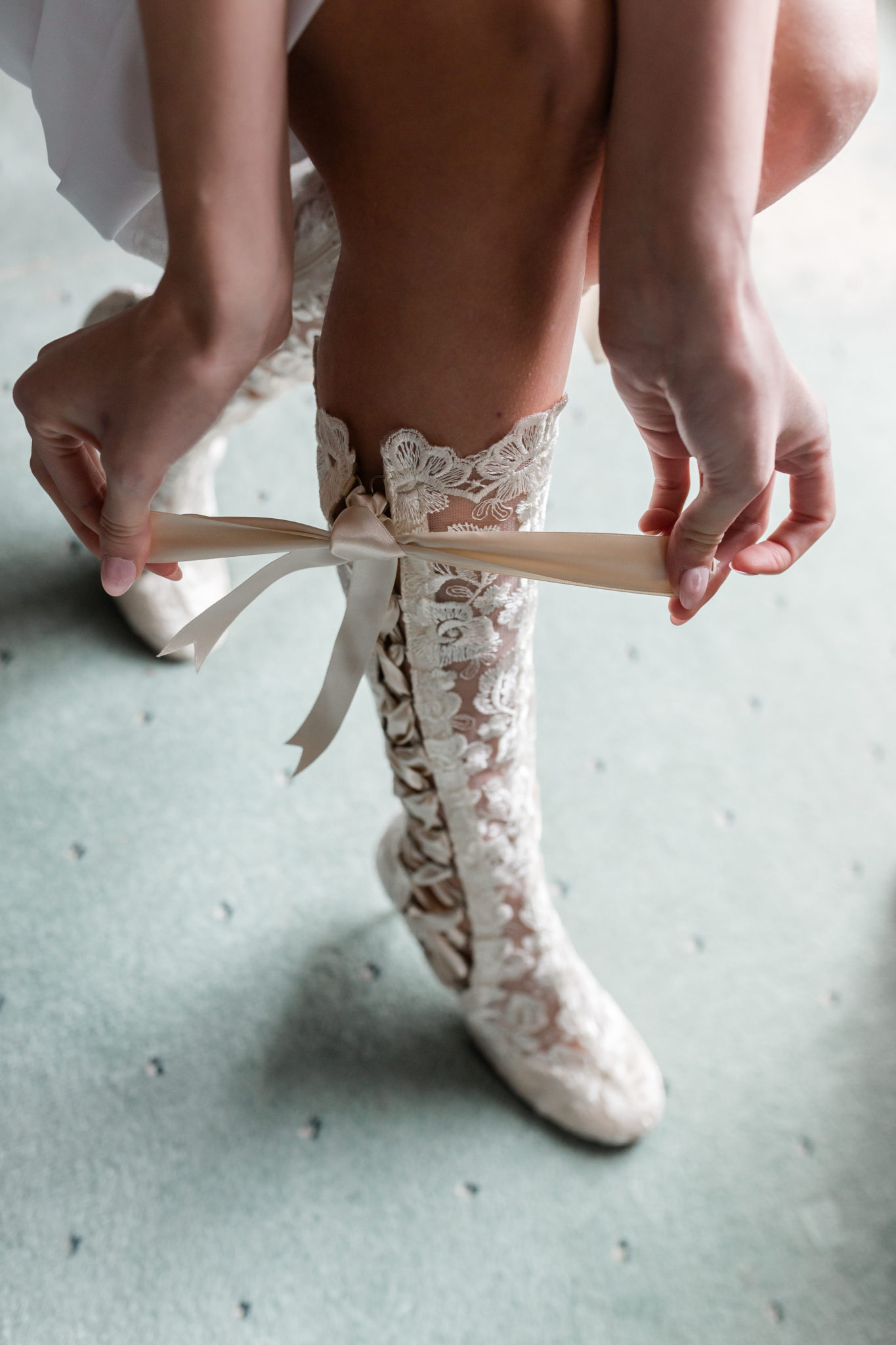 House of Elliot Lace Vintage Wedding Boots