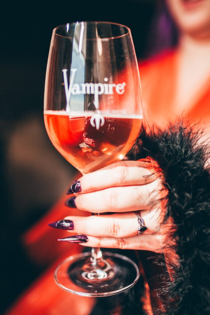 Vampire Wedding Glass 