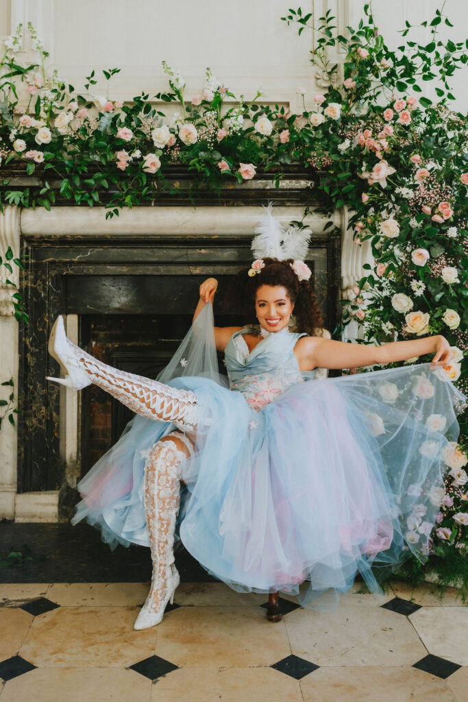 Goodnight Sweetheart over-the-knee boots — regal Bridgerton-inspired footwear for Queen Charlotte